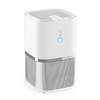 Piccolo purificatore d'aria bianco da bagno con prefiltro